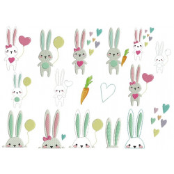 Stickserie - Hopping Bunnies